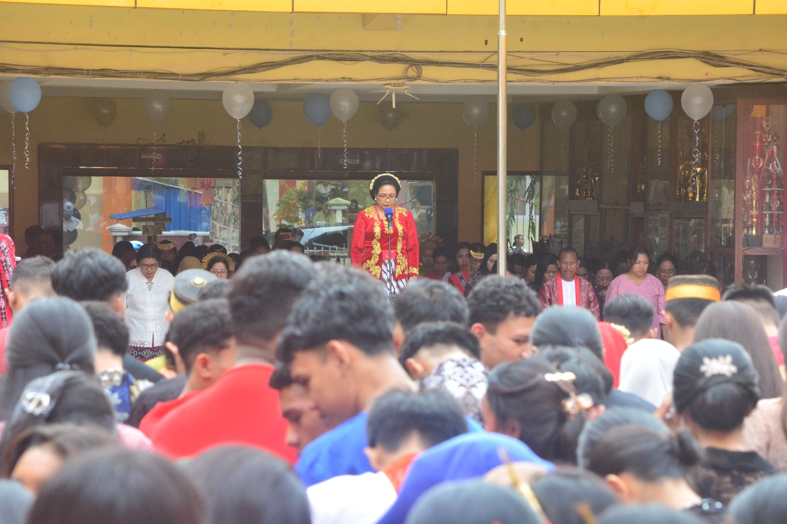 Upacara Hardiknas di SMA Negeri 1