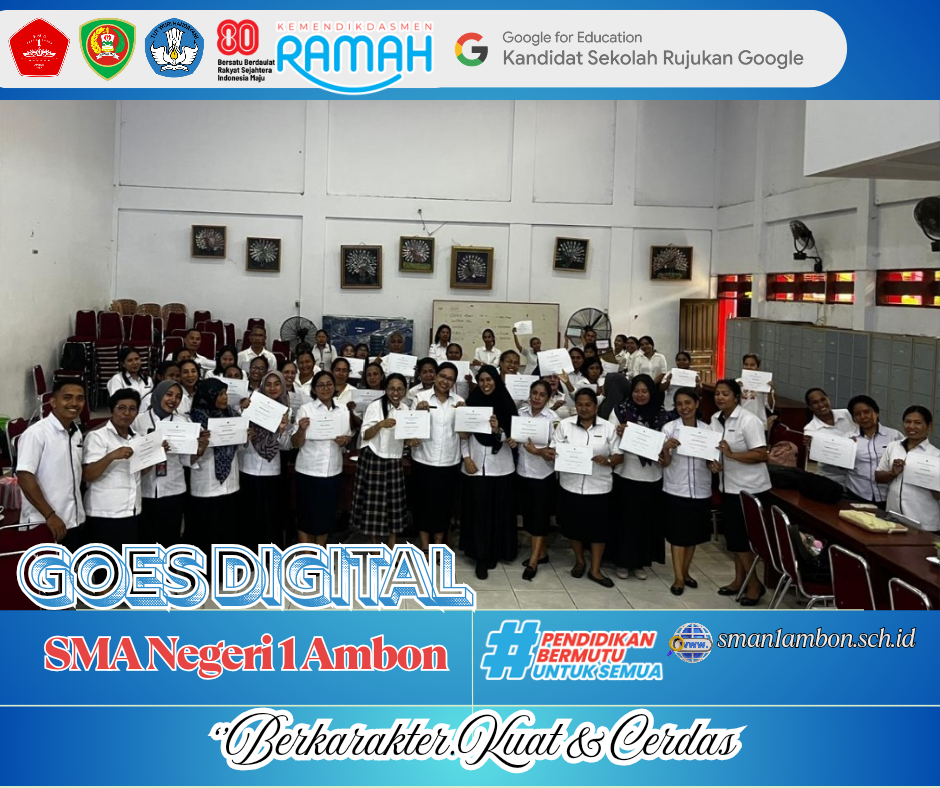 Hari Kedua Pelatihan Penguatan Transformasi Digital SMA Negeri 1 Ambon