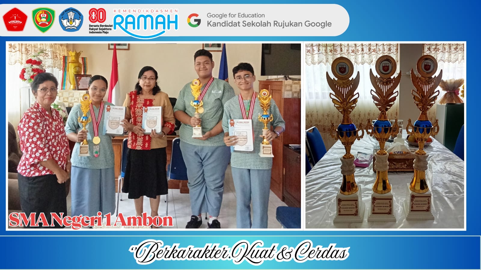 SMA Negeri 1 Ambon Kembali Mengukir Prestasi Gemilang di Tingkat Provinsi