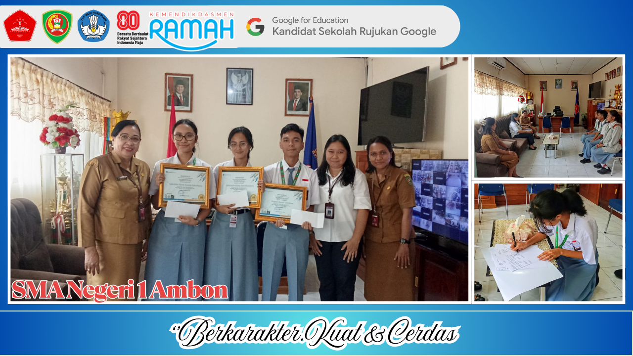 Siswa SMA Negeri 1 Ambon Raih Nilai Tertinggi UKBI, Lampaui Siswa SMA Se-Provinsi Maluku