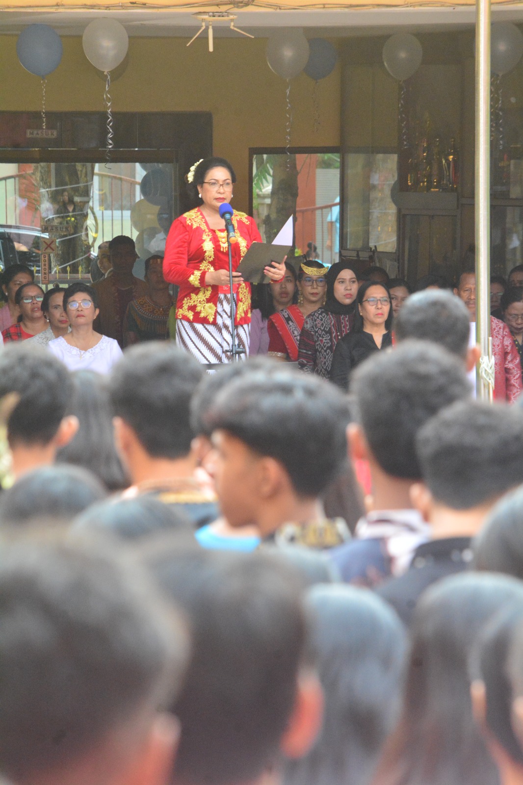 Upacara Hardiknas di SMA Negeri 1
