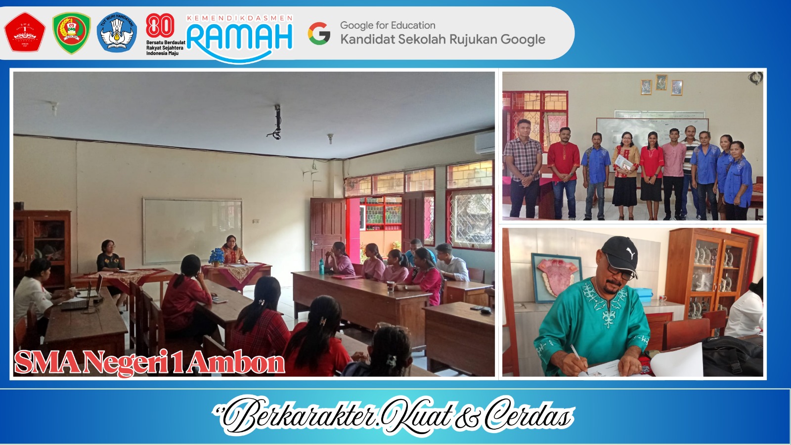 Penandatanganan Kontrak Kinerja Guru dan Pegawai  SMA Negeri 1 Ambon