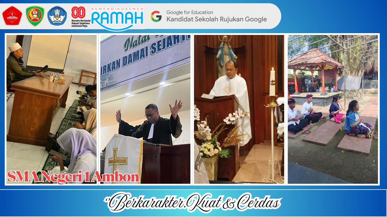 Keluarga Besar SMAN 1 Ambon Gelar Doa Bersama Lintas Agama